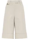 Brunello Cucinelli Long Shorts In Neutrals