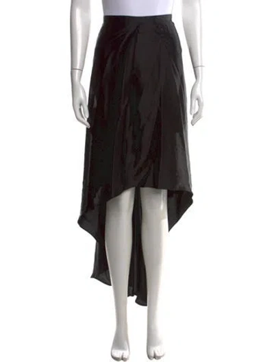 Pre-owned Brunello Cucinelli Long Skirt In Black
