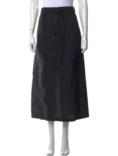 Pre-owned Brunello Cucinelli Long Skirt In Black