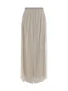 Brunello Cucinelli Long Skirt In C8539
