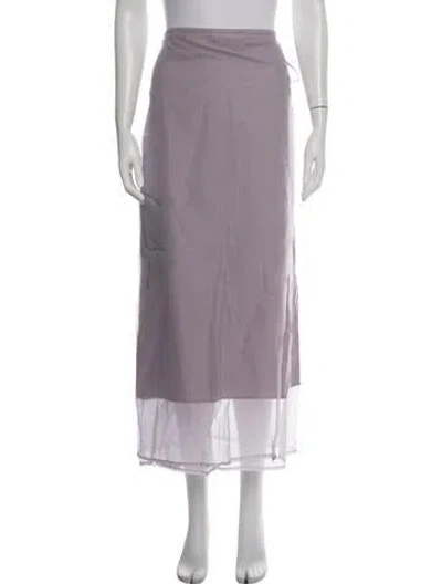 Pre-owned Brunello Cucinelli Long Skirt In Purple