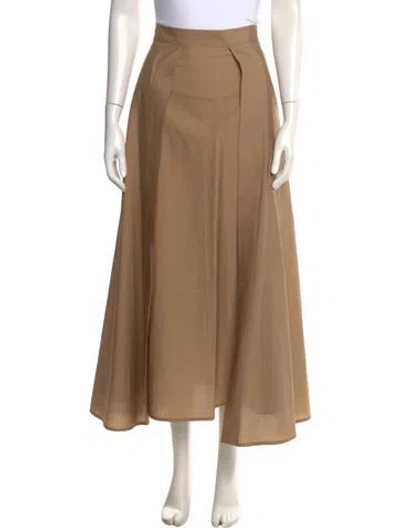 Pre-owned Brunello Cucinelli Long Skirt W/ Tags In Brown