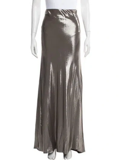Pre-owned Brunello Cucinelli Long Skirt W/ Tags In Gray