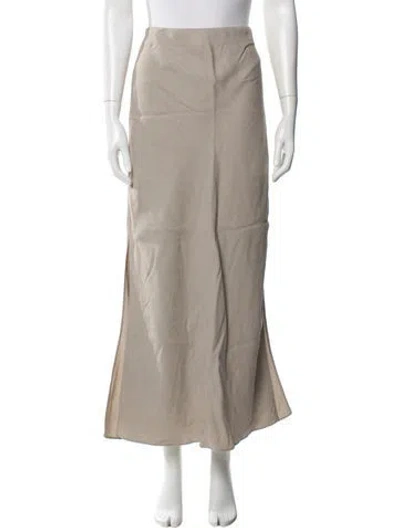 Pre-owned Brunello Cucinelli Long Skirt W/ Tags In Gray