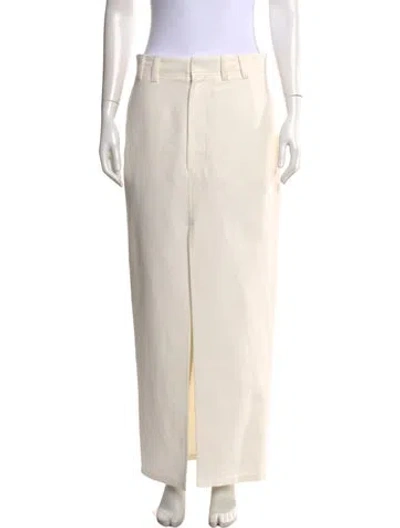 Pre-owned Brunello Cucinelli Long Skirt W/ Tags In Neutral