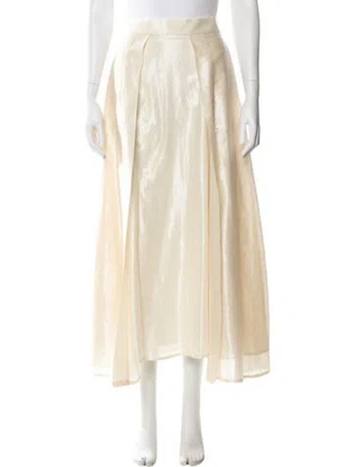 Pre-owned Brunello Cucinelli Long Skirt W/ Tags In Neutral