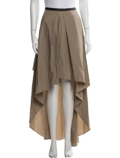 Pre-owned Brunello Cucinelli Long Skirt W/ Tags In Neutral