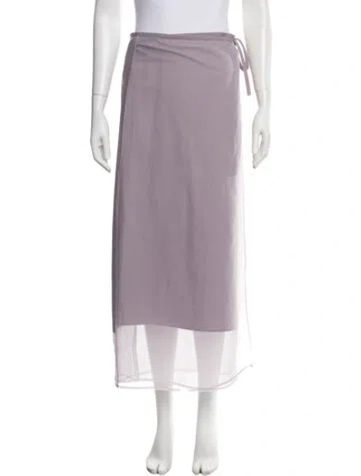 Pre-owned Brunello Cucinelli Long Skirt W/ Tags In Purple