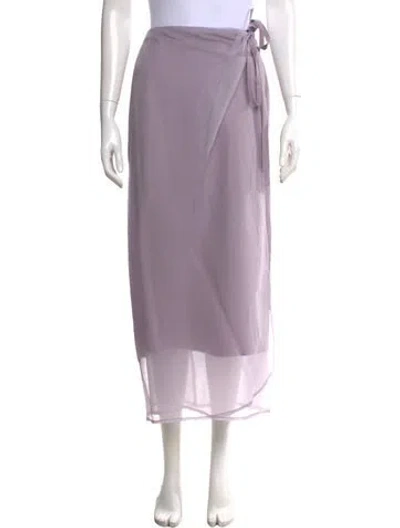 Pre-owned Brunello Cucinelli Long Skirt W/ Tags In Purple
