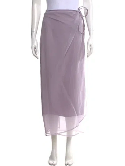 Pre-owned Brunello Cucinelli Long Skirt W/ Tags In Purple