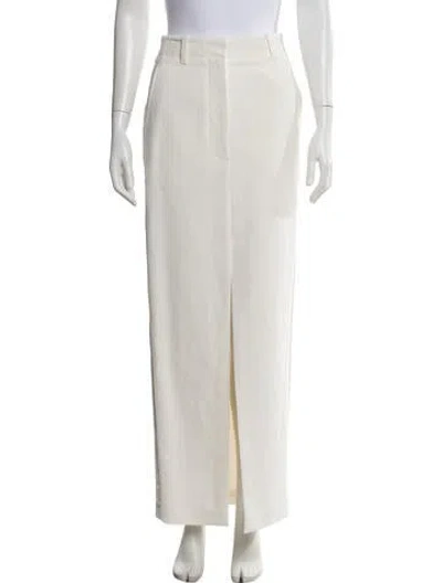 Pre-owned Brunello Cucinelli Long Skirt W/ Tags In White