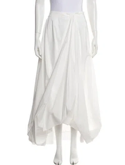 Pre-owned Brunello Cucinelli Long Skirt W/ Tags In White
