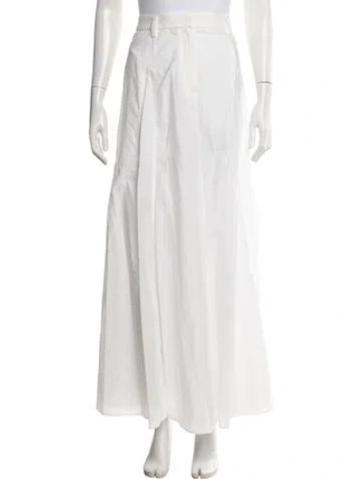 Pre-owned Brunello Cucinelli Long Skirt W/ Tags In White