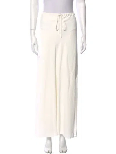 Pre-owned Brunello Cucinelli Long Skirt In White