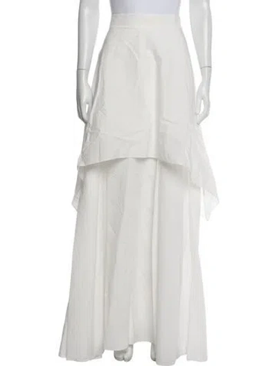 Pre-owned Brunello Cucinelli Long Skirt In White