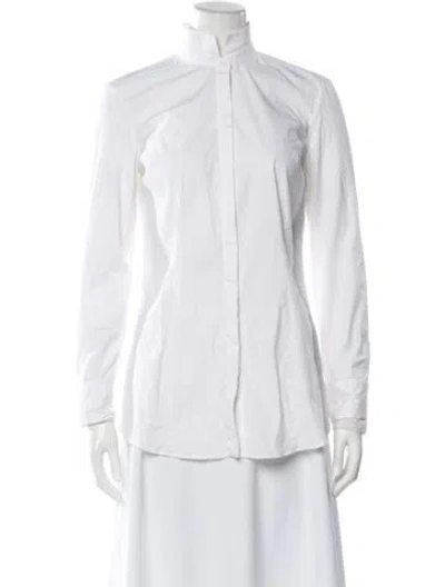 Pre-owned Brunello Cucinelli Long Sleeve Blouse In Neutral