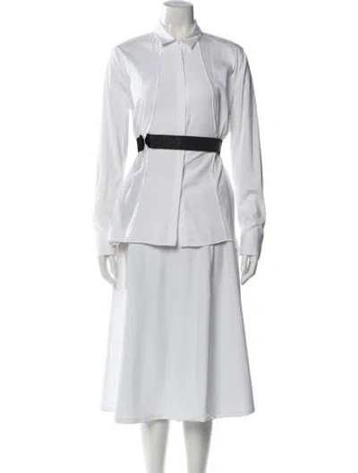 Pre-owned Brunello Cucinelli Long Sleeve Blouse In Neutral