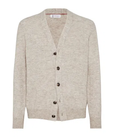 BRUNELLO CUCINELLI LONG-SLEEVE BUTTON-UP CARDIGAN