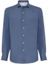 BRUNELLO CUCINELLI LONG-SLEEVE BUTTON-UP SHIRT