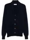 Brunello Cucinelli Men Long Sleeve Cardigan In Blue