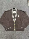 Brunello Cucinelli Long Sleeve Cardigan In Brown