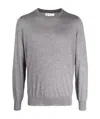 Brunello Cucinelli Long-sleeve Cashmere Jumper In Gray