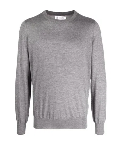 BRUNELLO CUCINELLI BRUNELLO CUCINELLI CREWNECK LONG-SLEEVED JUMPER