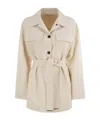 Brunello Cucinelli Women Viscose And Wool Safari Jacket