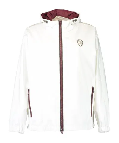 Brunello Cucinelli Long Sleeve Casual Jacket In White