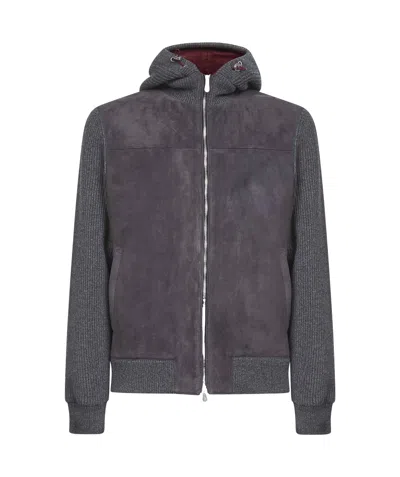 BRUNELLO CUCINELLI BRUNELLO CUCINELLI ZIP-UP HOODED JACKET