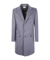 Brunello Cucinelli Cashmere Outwear Jacket Clothing In Blue