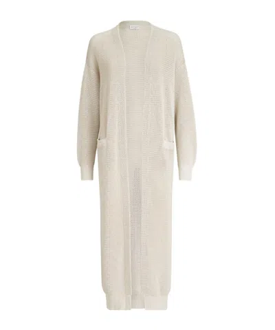 Brunello Cucinelli Long-sleeve Coat In Brown