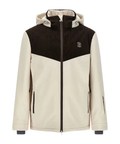 BRUNELLO CUCINELLI LONG SLEEVE COTTON COAT