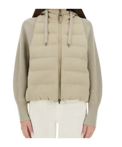 BRUNELLO CUCINELLI LONG SLEEVE COTTON COAT