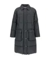 Brunello Cucinelli Quilted-design Hooded Down Coat In Black