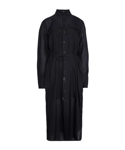 Brunello Cucinelli Long Sleeve Dress In Black