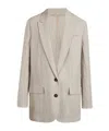 Brunello Cucinelli Long Sleeve Jacket In Neutral