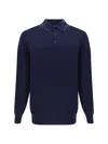 Brunello Cucinelli Sweaters In Navy+grigio Scuro
