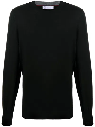 Brunello Cucinelli Long-sleeve Jumper In Black