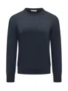 Brunello Cucinelli Long Sleeve Knit Pullover In Multi