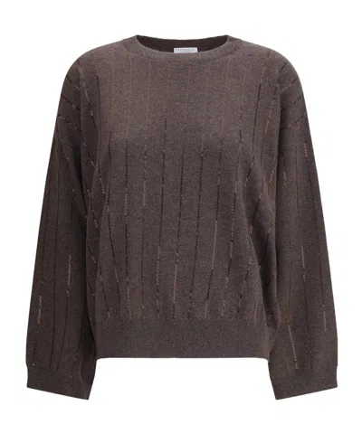 BRUNELLO CUCINELLI BRUNELLO CUCINELLI SEQUINED JUMPER