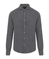 Brunello Cucinelli Long Sleeve Shirt In Gray
