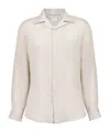 Brunello Cucinelli Long Sleeve Shirt In Neutral