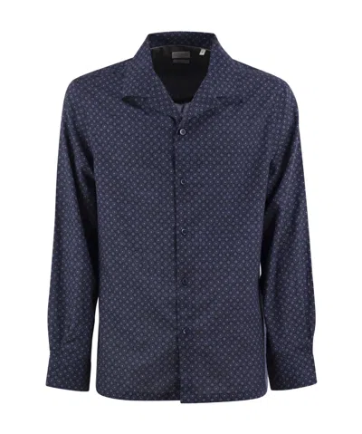 BRUNELLO CUCINELLI BRUNELLO CUCINELLI ALL-OVER PRINTED SHIRT