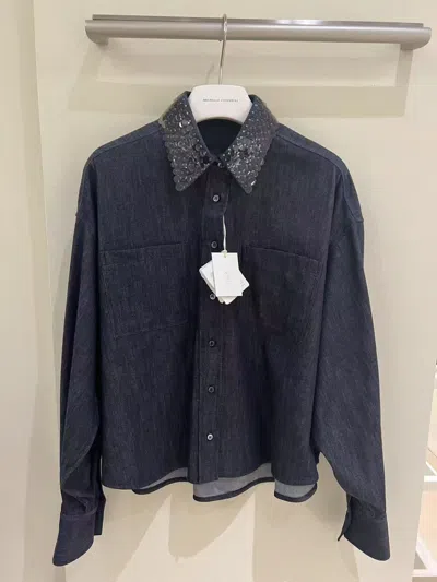 Brunello Cucinelli Long Sleeve Shirt In Black