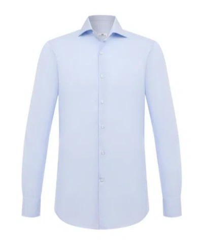Brunello Cucinelli Long Sleeve Shirt In Blue
