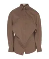 Brunello Cucinelli Long Sleeve Shirt In Brown
