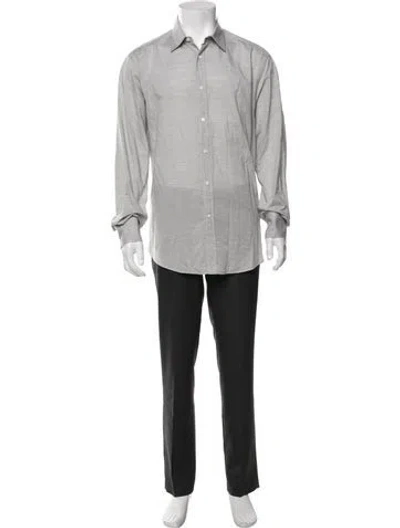 Pre-owned Brunello Cucinelli Long Sleeve Shirt In Gray