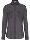 Brunello Cucinelli Shirts In Gray