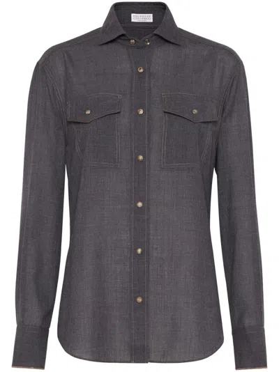 BRUNELLO CUCINELLI LONG SLEEVE SHIRT